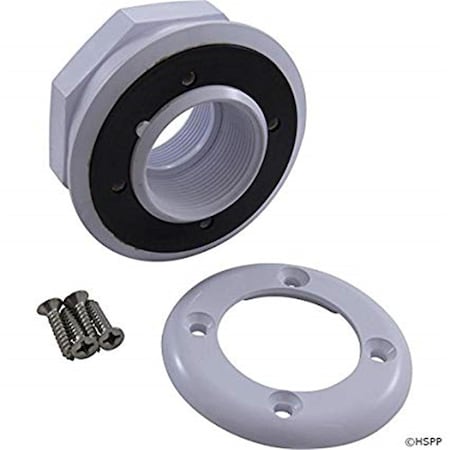 Super Pro 1.5 in. Vinyl Fiberglass FIP Inlet & Locknut Fitting SU393813